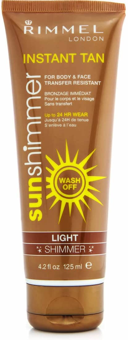 Rimmel London Instant Tan Sun Shimmer Wash Off Gel, $9