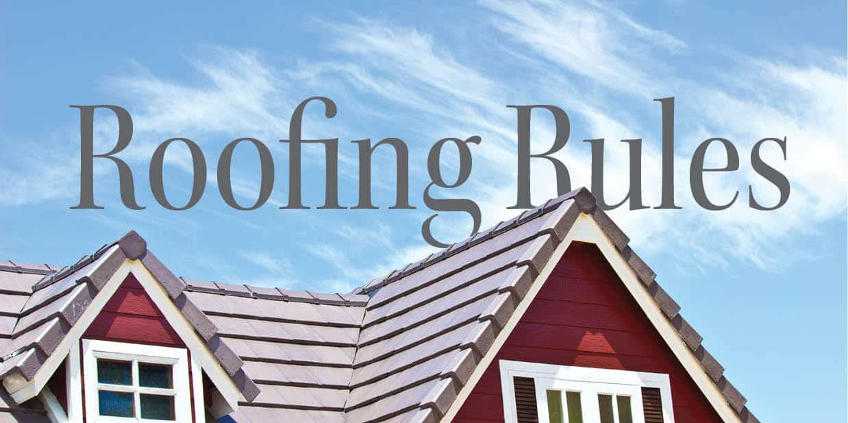 Roofing Rules Living Magazine