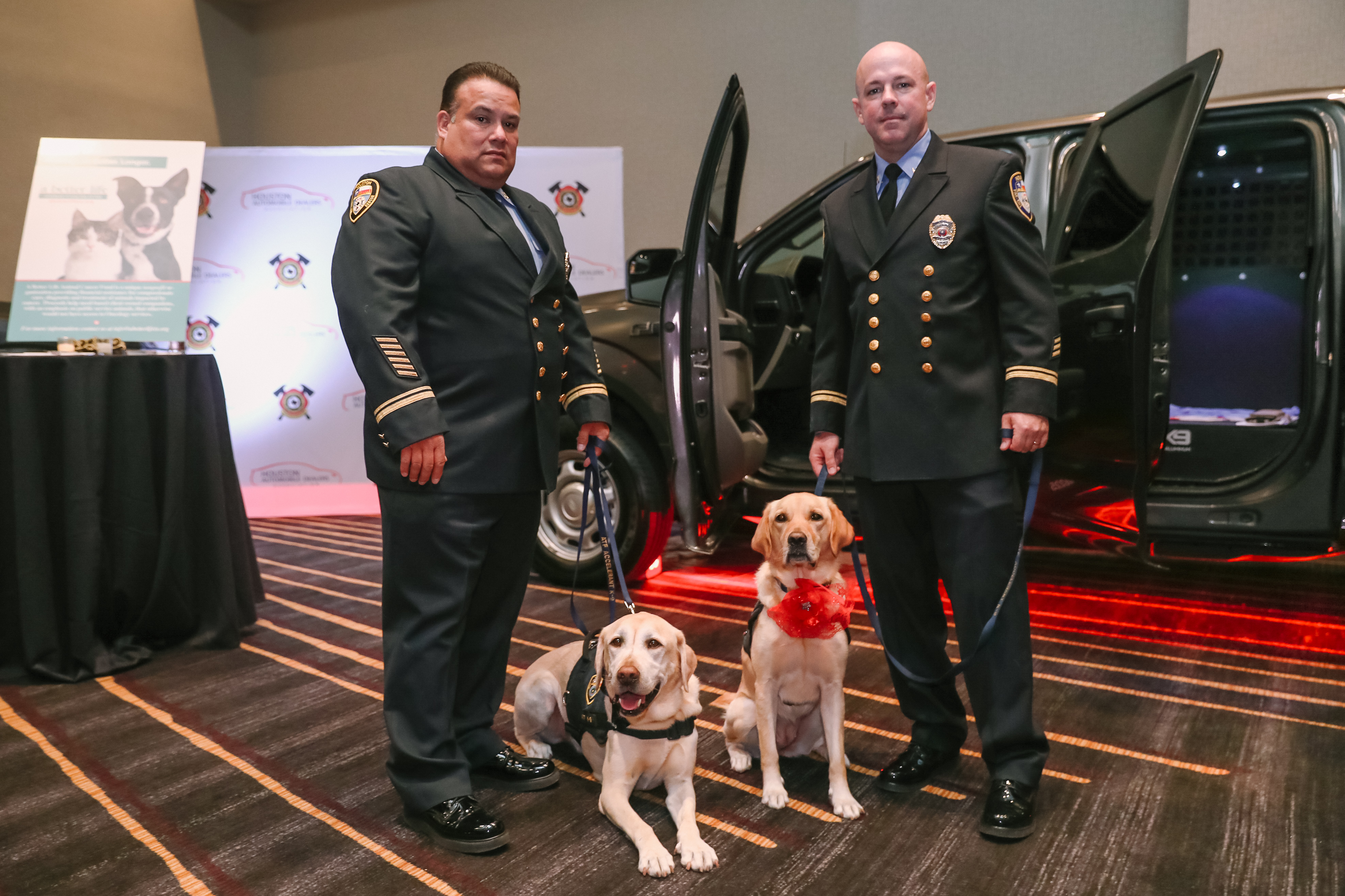 Houston Firefighters delight at Red Hot Gala