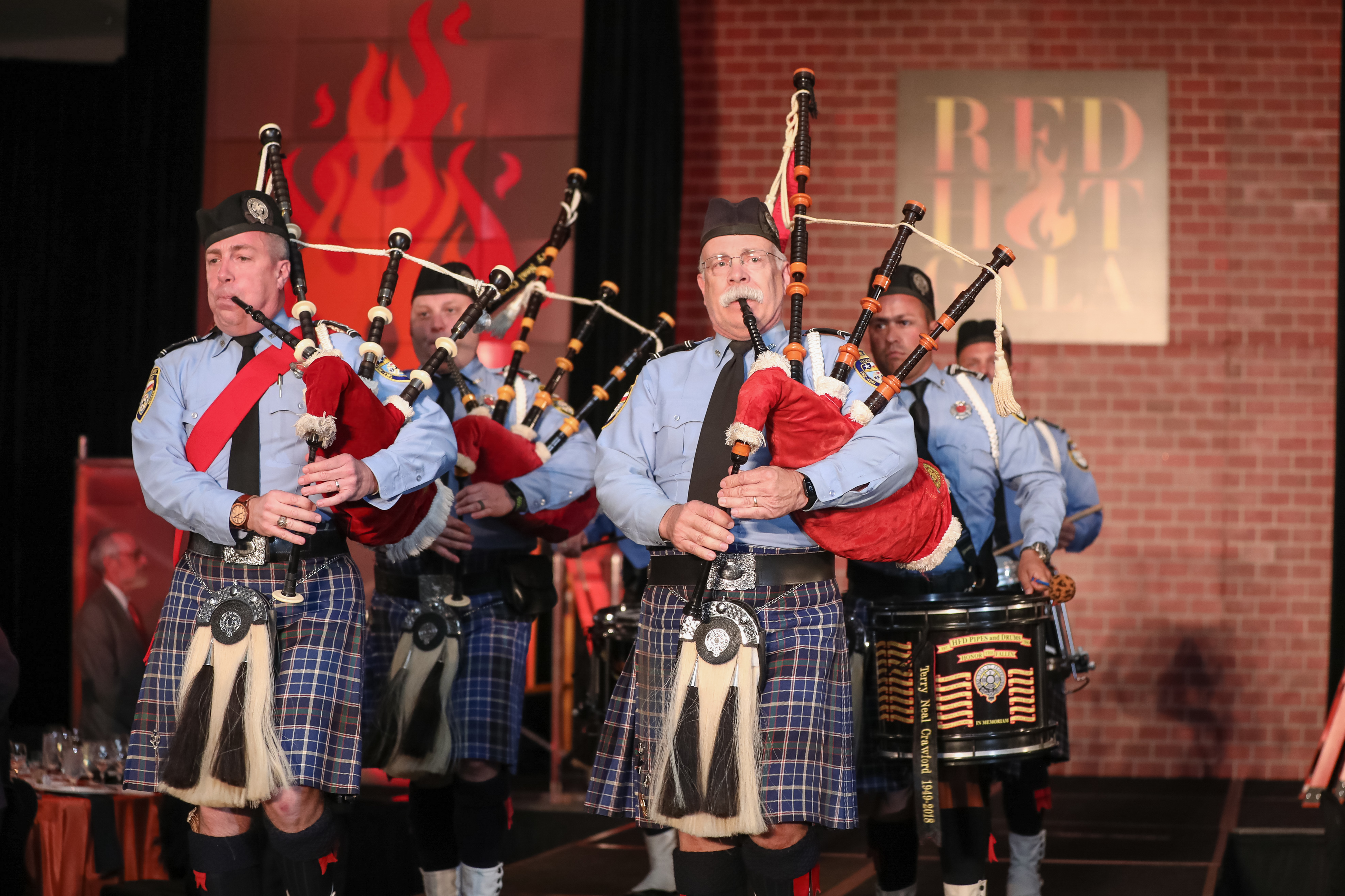 Houston Firefighters delight at Red Hot Gala
