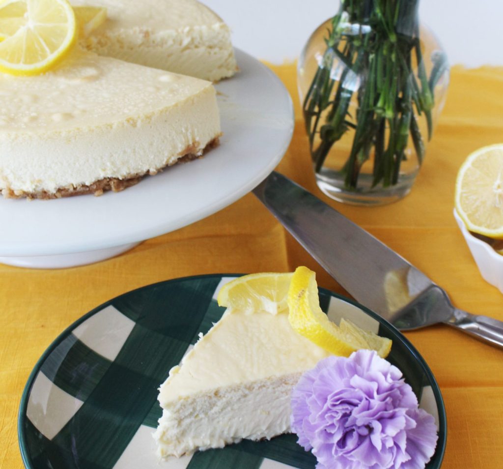 Lavender Lemon Cheesecake