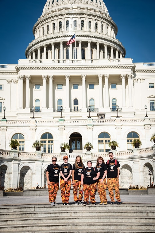 Rockwall Robotics visit DC