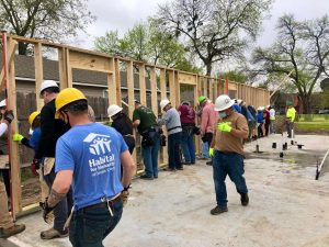 Walls Up on Habitat's th Home